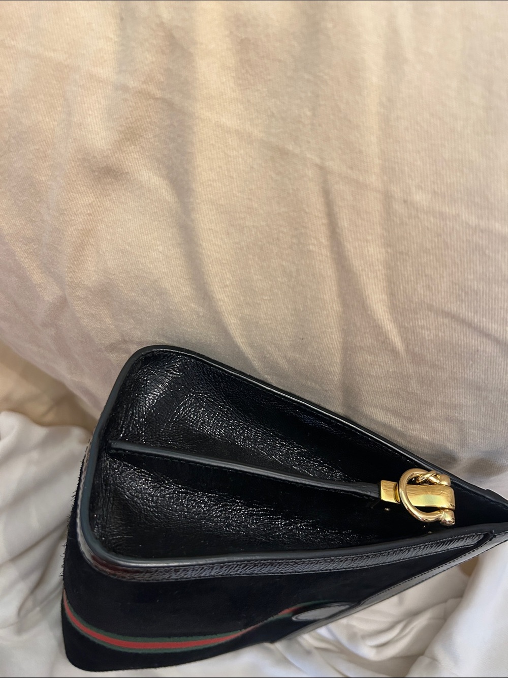 RARE Gucci Ophidia chain shoulder bag black suede large♥️ - Picture 4 of 10